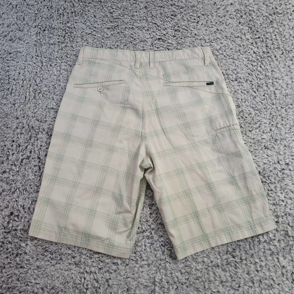 Volcom Shorts Mens 32 Gray Plaid Preppy Casual Skate Surf Corpo Class Bermuda